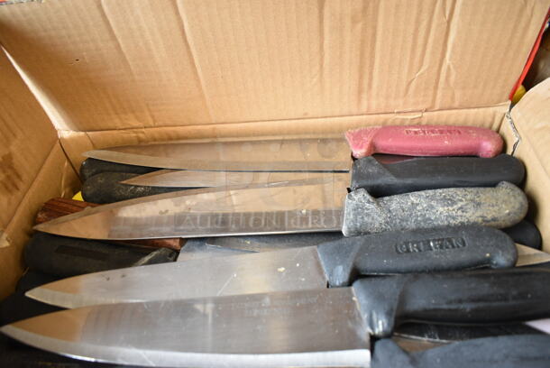 60 SHARPENED Stainless Steel Knives Including Chef Knives. 60 Times Your Bid!  - Image 3 of 8