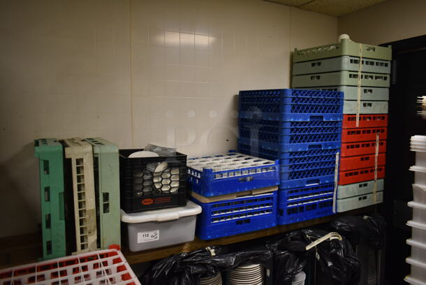 ALL ONE MONEY! Lot of Various Dish Caddies and Contents. (ice room) - Image 1 of 6