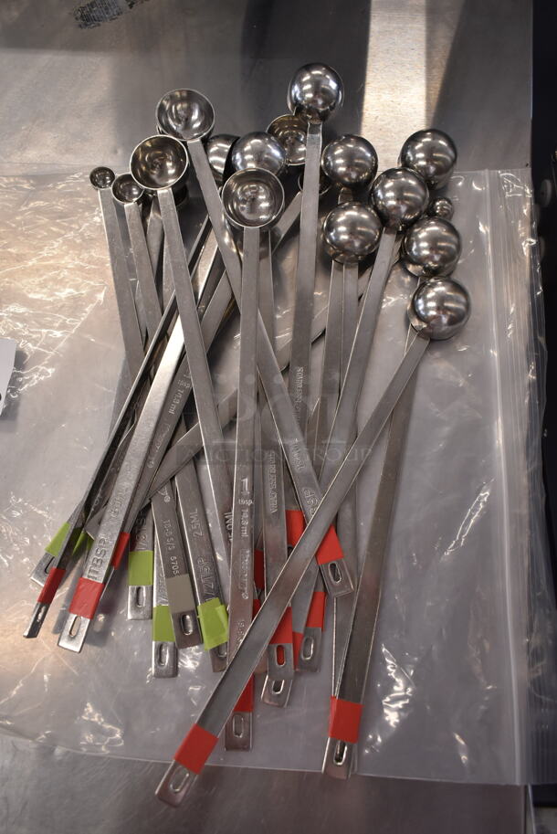 Lot of 21 BRAND NEW! Stainless Steel Measuring Spoons - Image 1 of 6