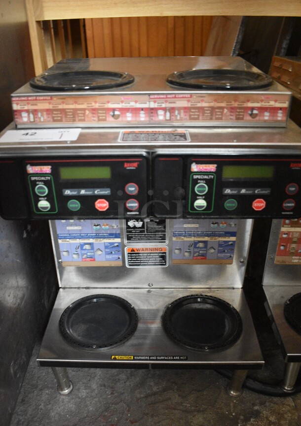 2017 Bunn Model AXIOM 2/2 TWIN Stainless Steel Commercial Countertop 4 Burner Coffee Machine. 120/208-240 Volts, 1 Phase. 16x18x23 - Image 1 of 3