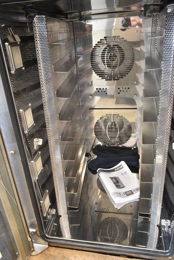 BRAND NEW! 2022 Salva 2010 KX-9+H Stainless Steel Commercial Countertop Electric Powered Convection Oven. Does Not Have Pan Rack. 208-240 Volts, 3 Phase. - Image 6 of 8