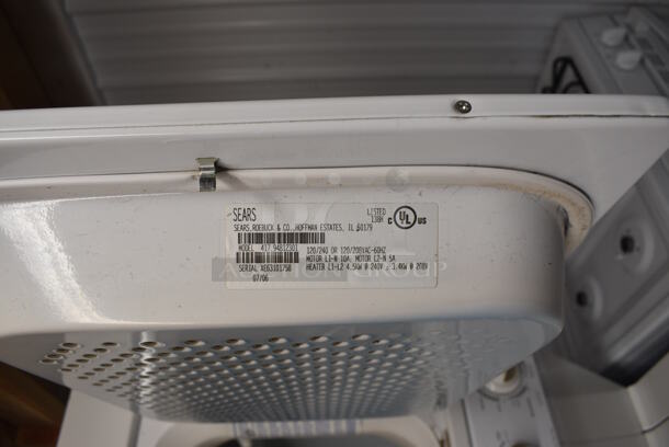 Kenmore Model 417.94812301 Stacked Washer and Dryer. 120/240 Volts. 27x28.5x74 - Image 7 of 11