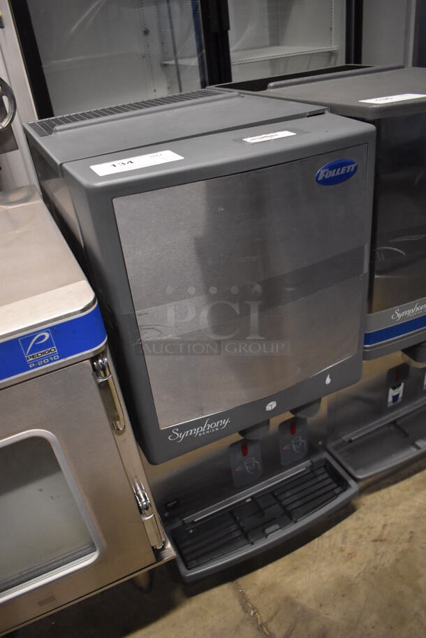 Follett 12CI400A Symphony Series Stainless Steel Commercial Countertop Ice Machine w/ Ice and Water Dispenser. 115 Volts, 1 Phase. 16x23x32 - Image 3 of 7
