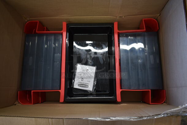 BRAND NEW SCRATCH AND DENT! Rubbermaid Black Poly Trades Cart.  - Image 3 of 6