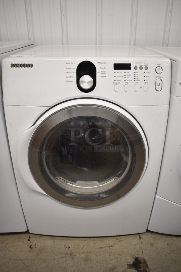 Samsung Model DV219AEW/XAA Front Load Dryer. 120/240 Volts, 1 Phase. 27x29x38