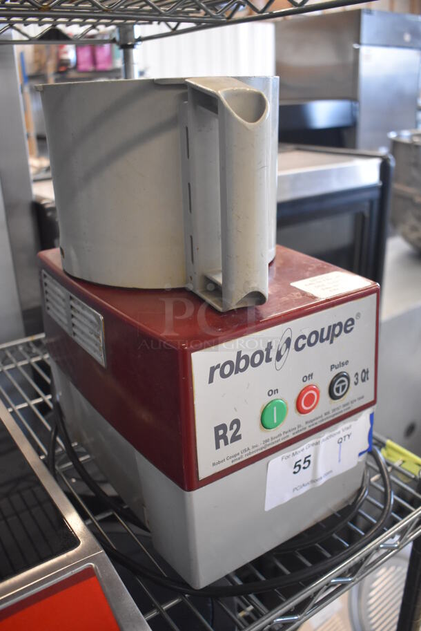 Robot Coupe R2 Metal Commercial Countertop Food Processor w/ S Blade. 120 Volts, 1 Phase. 7.5x11.5x14.5. Tested and Working! - Image 2 of 5