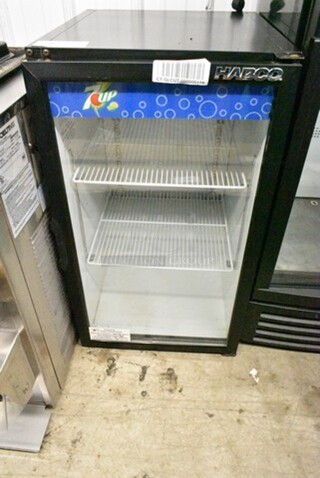 Habco OC6 Metal Commercial Single Door Mini Reach In Cooler Merchandiser. 115 Volts, 1 Phase. Tested and Working!