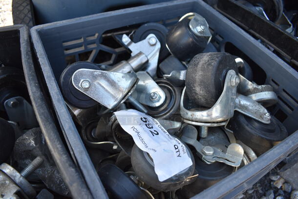 ALL ONE MONEY! Lot of Various Items Including Commercial Casters. 13x13x11 - Image 3 of 4