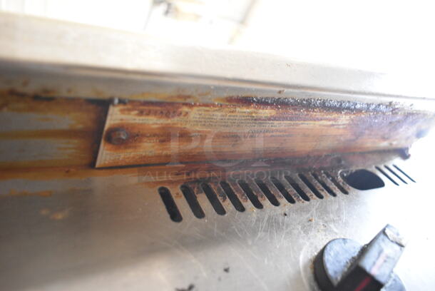 54400547 Stainless Steel Commercial Countertop Natural Gas Powered Flat Top Griddle.  - Image 5 of 7