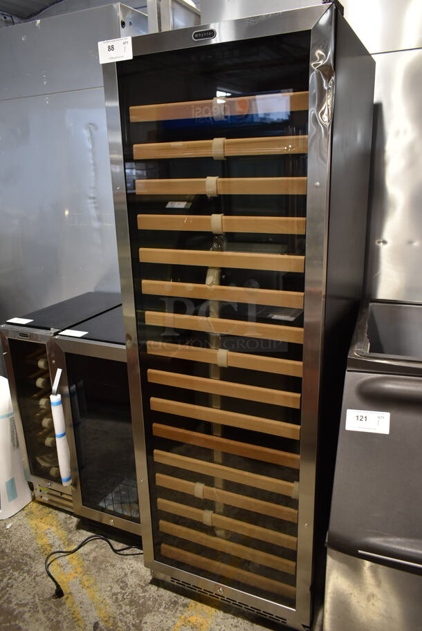 BRAND NEW SCRATCH AND DENT! Whynter BWR-1662SD 166 Bottle Built-in Stainless Steel Compressor Wine Refrigerator Merchandiser. 115 Volts, 1 Phase. Tested and Working! - Image 3 of 5