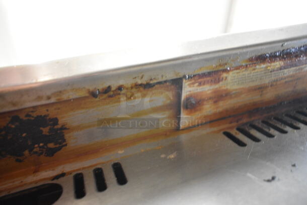 54400547 Stainless Steel Commercial Countertop Natural Gas Powered Flat Top Griddle.  - Image 6 of 7