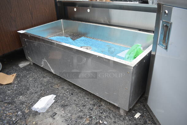 BRAND NEW SCRATCH AND DENT! Stainless Steel Commercial Bin. No Legs.  - Image 3 of 5