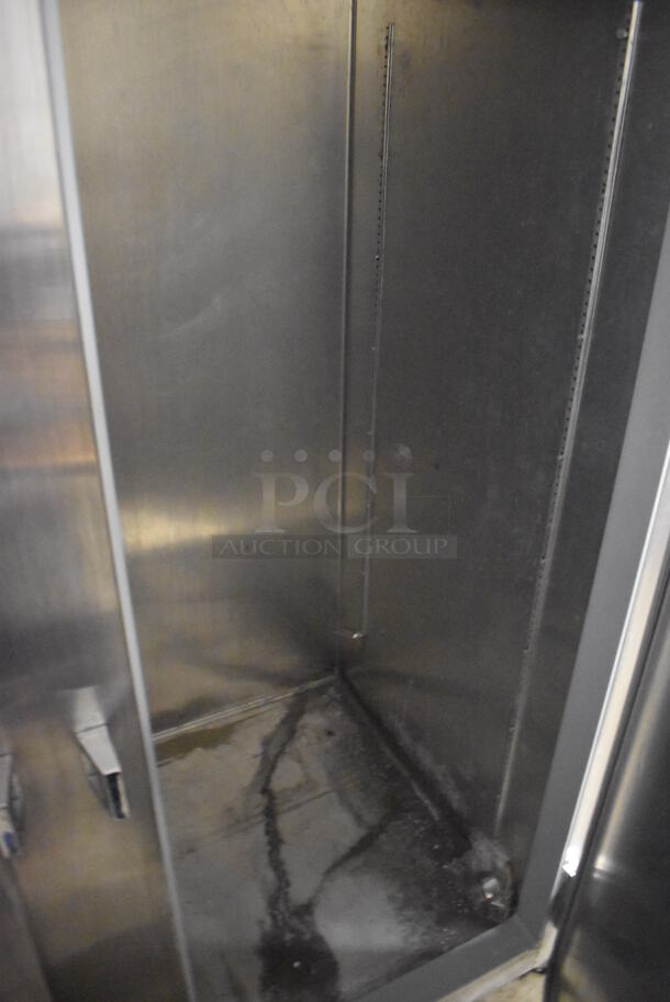 Continental 2FE Stainless Steel Commercial 2 Door Reach In Freezer on Commercial Casters. 115 Volts, 1 Phase. 57x34x82. Tested and Working! - Image 4 of 5