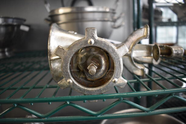 Porkent Metal Commercial Mounted Manual Grinder. 4x8.5x10 - Image 3 of 4