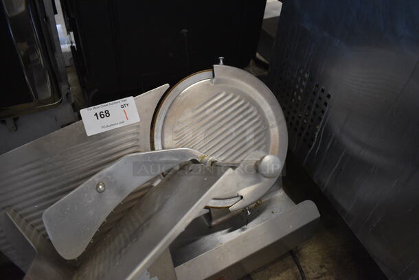 Fleetwood Stainless Steel Commercial Countertop Meat Slicer. 115 Volts, 1 Phase. 25x18x20. Tested and Working! - Image 3 of 10