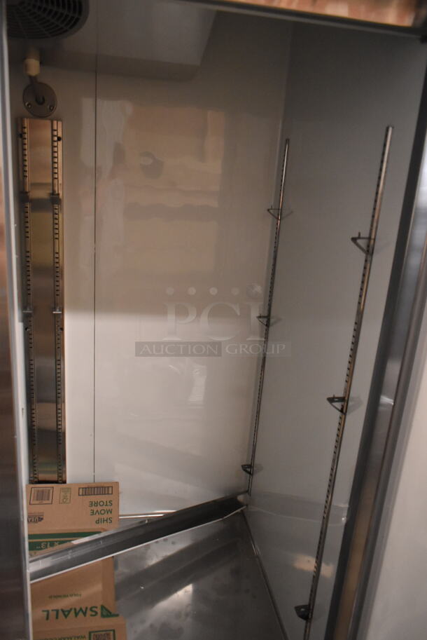 BRAND NEW SCRATCH AND DENT! 2023 Mainstreet 829BMR49R Stainless Steel Commercial 2 Door Reach In Cooler. 115 Volts, 1 Phase. Tested and Powers On But Does Not Get Cold - Image 7 of 8