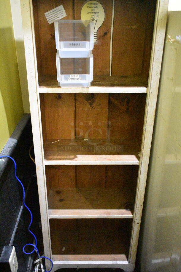 Wooden Bookshelf. (check in)  - Image 2 of 4