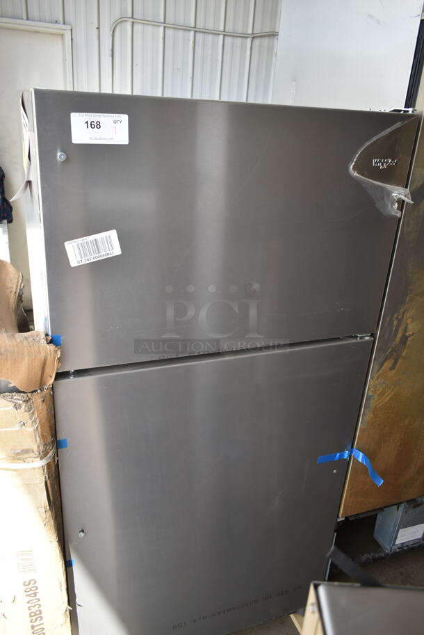 BRAND NEW SCRATCH AND DENT! 2024 Whirlpool WRT311FZDM02 Stainless Steel Cooler Freezer Combo. 115 Volts, 1 Phase. Tested and Working!
 - Image 2 of 7