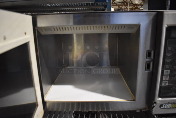 Amana RFS10SW2 Stainless Steel Commercial Countertop Microwave Oven. 120 Volts, 1 Phase. 21.5x19x15 - Image 5 of 7