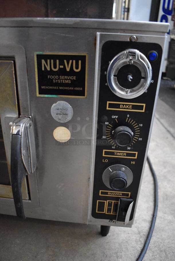 Nu Vu XO-1 Stainless Steel Commercial Countertop Electric Powered Oven. 120 Volts, 1 Phase. 27x24x20 - Image 5 of 6