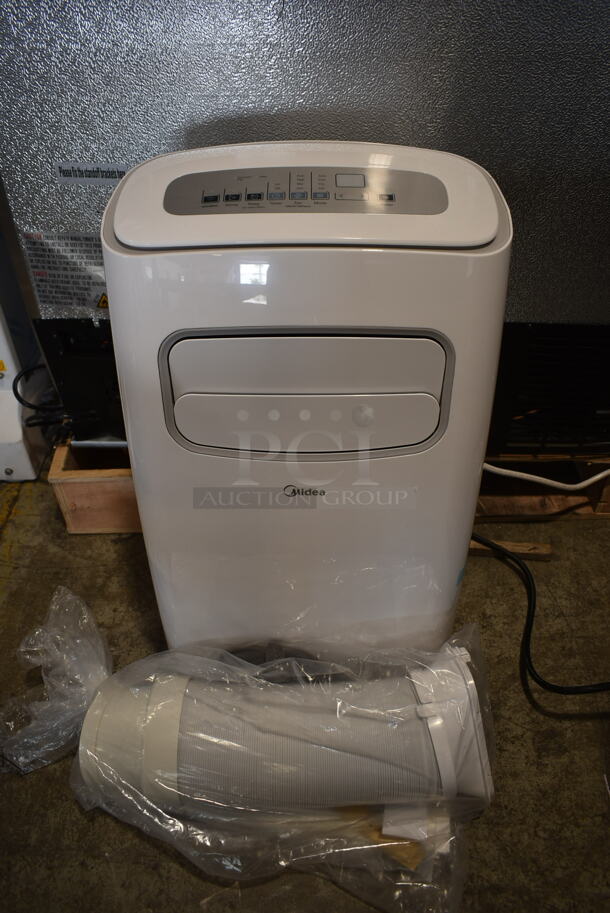 BRAND NEW SCRATCH AND DENT! Midea MAP12S1CWT 12,000 BTU Portable Air Conditioner, Dehumidifier & Fan w/ Original Accessories. 115 Volts, 1 Phase. Tested and Working! - Image 1 of 7