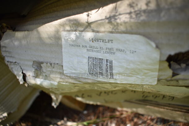 PALLET LOT of 20 BRAND NEW SCRATCH AND DENT! Avantco 184BTXLFT 12" Extended Length Feed Tray for Bun Grill Toasters. 20 Times Your Bid! - Image 3 of 3
