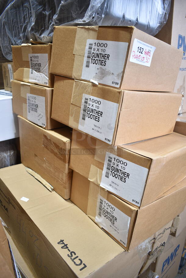 PALLET LOT of 30 BRAND NEW Boxes Including 3 Box Rubbermaid Q851-20 Dust Mops, LCTS-44 Lids, 6 Box 9789 Gunther Tooties, 3 Box PWP 11175 Tall Fluted Dome for Pie. 30 Times Your Bid!  - Image 6 of 12