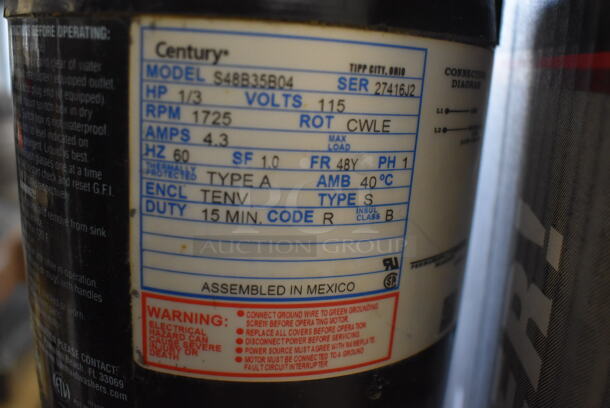 IN ORIGINAL BOX! Bar Maid A-200 Metal Commercial Glass Washer. 8x14x18. Tested and Working! - Image 4 of 6