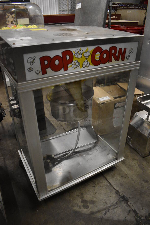 Gold Medal Model 2001ST Metal Commercial Countertop Popcorn Machine Merchandiser. 120 Volts, 1 Phase. 28x20.5x40.5. Cannot Test Due To Plug Style - Image 3 of 7