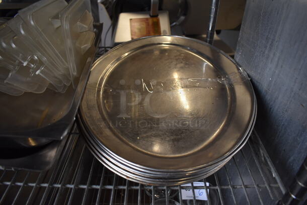 ALL ONE MONEY! Tier Lot of Various Drop In Bin Lids, Poly Containers, Metal Serving Trays and Poly Soap Dispensers - Image 6 of 6