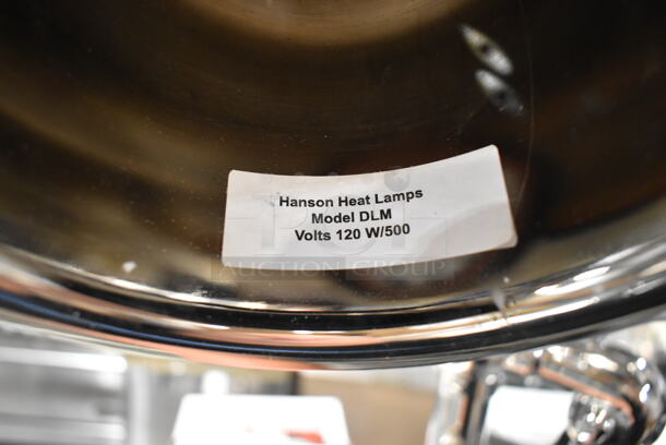 BRAND NEW SCRATCH AND DENT! Hanson DLM Stainless Steel Dual Bulb Warmer. Does Not Include Station.  - Image 8 of 8