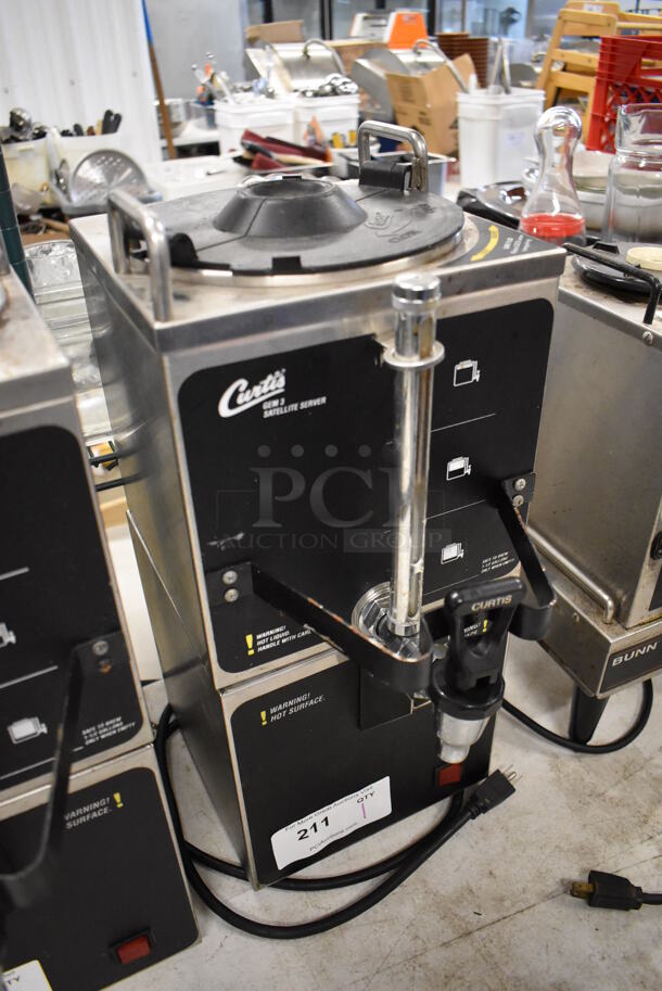 Curtis GEM-3 Stainless Steel Commercial Coffee Server on Curtis GEM-5 Stainless Steel Commercial Stand. 120 Volts, 1 Phase. 9x13.5x20 - Image 3 of 5
