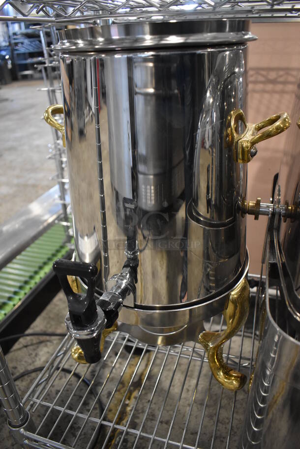 2 Metal Units; Chafing Dish and Beverage Holder Dispenser. 26x18x19, 12x15x22. 2 Times Your Bid! - Image 6 of 8