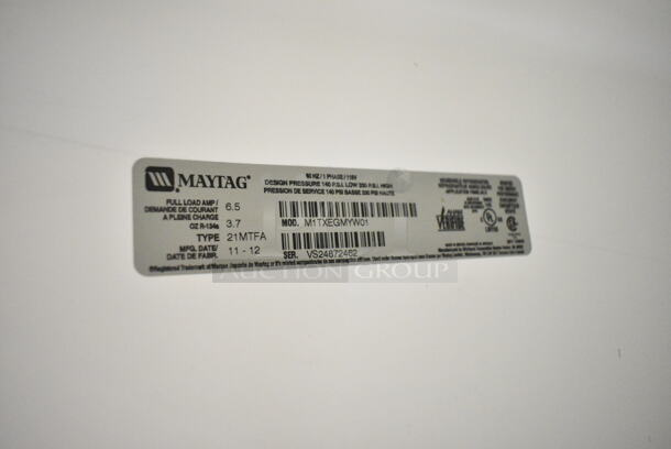 Maytag M1TXEGMYW01 Metal Cooler w/ Freezer. 115 Volts, 1 Phase. Tested and Working! - Image 6 of 6