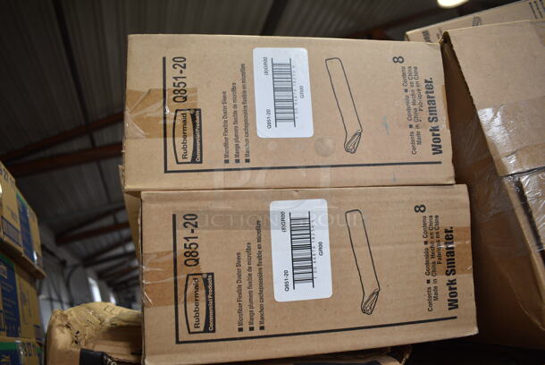 PALLET LOT of 30 BRAND NEW Boxes Including 3 Box Rubbermaid Q851-20 Dust Mops, Honey Mustard, PL2N Dart Clear Plastic Lids, Solo Plastic Cups, 42BR Cups, Solo P325N 3.25 oz. Translucent Polystyrene Souffle Cup / Portion Cup - 2500/Case. 30 Times Your Bid!  - Image 6 of 12