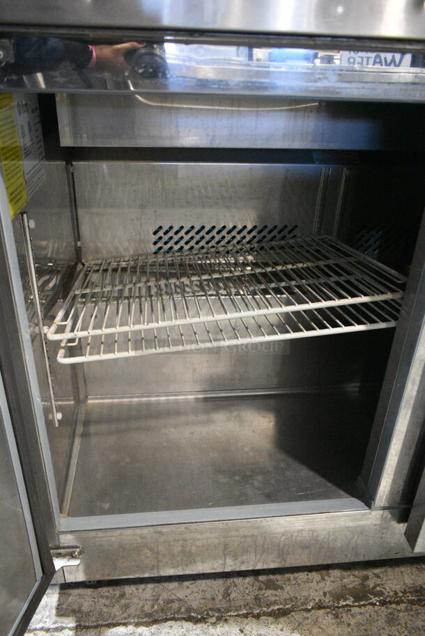 Ikon ISP48 Stainless Steel Commercial Sandwich Salad Prep Table Bain Marie Mega Top on Commercial Casters. 115 Volts, 1 Phase. Tested and Working! - Image 7 of 8