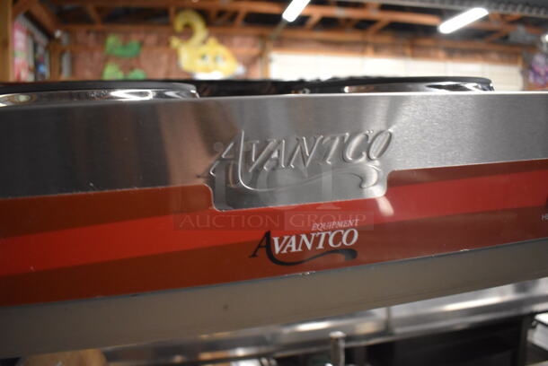 BRAND NEW! Avantco 177EB202SBSA Stainless Steel Countertop Double Burner Solid Top Portable Electric Hot Plate Range. 120 Volts, 1 Phase. 23x13x6. Tested and Working! - Image 4 of 8