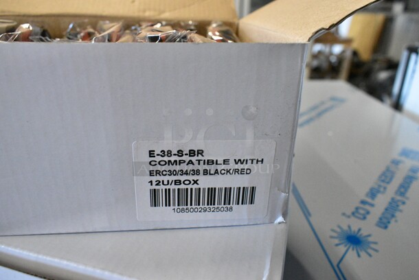 2 Box of 12 BRAND NEW SCRATCH AND DENT! Point Plus ERC-30/34/38 Red and Black Ink Ribbon for Select Epson Register Printers. 2 Times Your Bid!  - Image 4 of 5