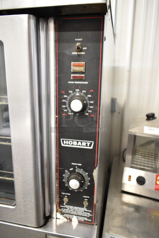 2 Hobart HSC6-10 Stainless Steel Commercial Natural Gas Powered Full Size Convection Oven w/ View Through Doors, Metal Oven Racks and Thermostatic Controls on Commercial Casters. 2 Times Your Bid! - Image 3 of 12