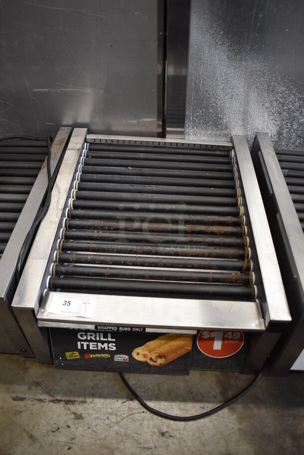 2018 Star 45STBDE Stainless Steel Commercial Countertop Hot Dog Roller w/ Bun Drawer. 120 Volts, 1 Phase. 24x29x12.5. Tested and Working! - Image 6 of 8