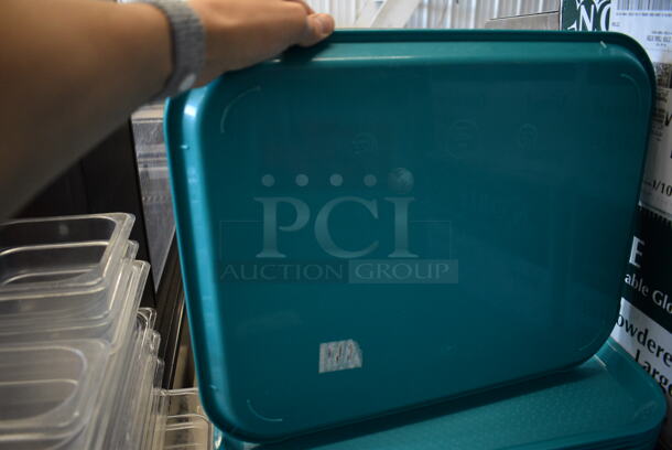36 Poly Teal Food Trays. 18x14x1. 36 Times Your Bid! - Image 3 of 4