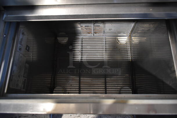 Perlick 8340UL Stainless Steel Commercial Back Bar Bottle Cooler w/ Sliding Lid. 115 Volts, 1 Phase. Tested and Powers On But Does Not Get Cold - Image 5 of 6