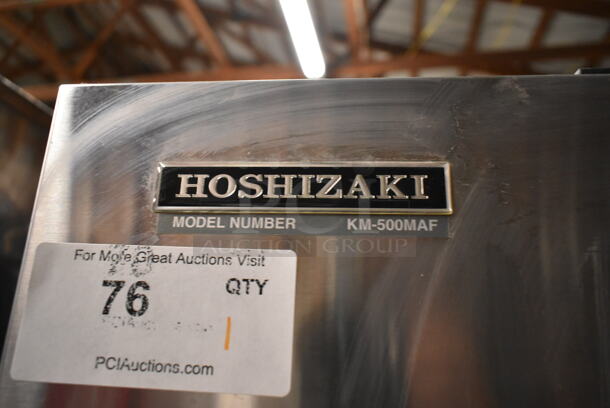 Hoshizaki KM-500MAF Stainless Steel Commercial Ice Machine Head on Hoshizaki DB-200C Commercial Hotel Dispenser Ice Bin. 115-120 Volts, 1 Phase.  - Image 7 of 7