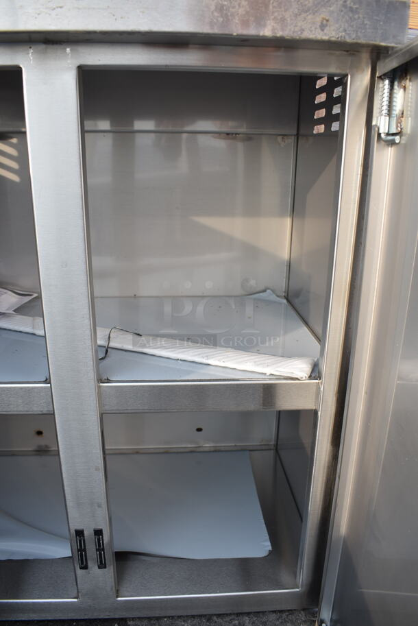 BRAND NEW SCRATCH AND DENT! Regency 600WCH1524 24" Stainless Steel Wall Cabinet with Hinged Doors - Image 3 of 5