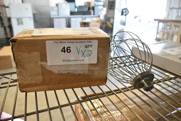 2 BRAND NEW SCRATCH AND DENT! Items Including HP00874753 Hobart 00-874753 Plunger,Assy and Hobart N5D Metal Whisk Attachment for Mixer. 2 Times Your Bid!  - Image 1 of 6