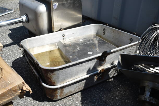ALL ONE MONEY! Lot of Various Items Including Pelican Head, Whisk Attachments and Paddle Attachment in 2 Metal Bins.  - Image 9 of 9