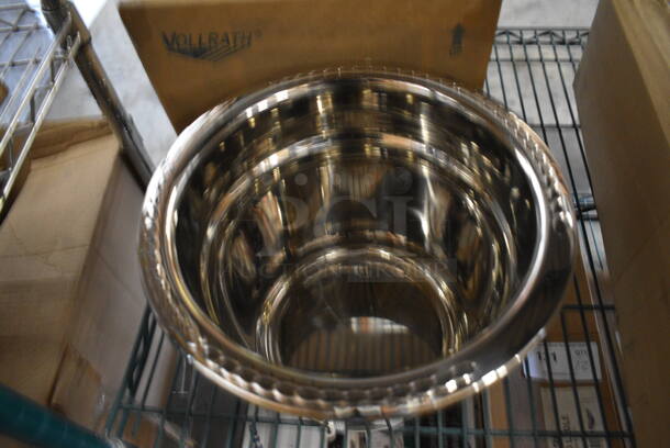 2 BRAND NEW IN BOX! Vollrath Stainless Steel Bins. 10.5x10.5x8. 2 Times Your Bid! - Image 3 of 5