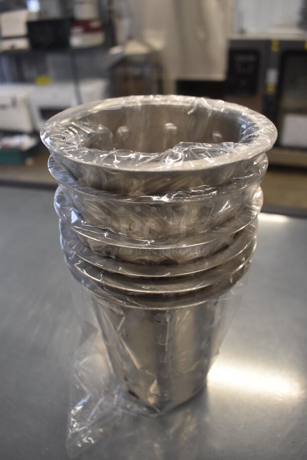 6 BRAND NEW! Winco Stainless Steel Silverware Holders. 5x5x5.5. 6 Times Your Bid! - Image 1 of 3