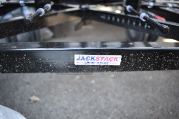 3 BRAND NEW SCRATCH AND DENT! Jack Stack 40AJS104 Black Metal Drying Racks on Commercial Casters. 3 Times  Your Bid! - Image 5 of 9
