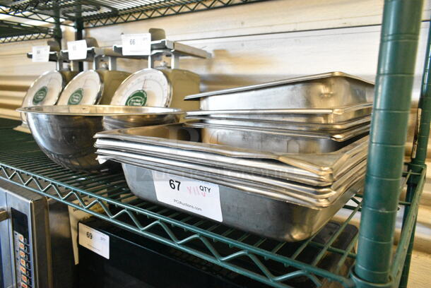 11 Various Stainless Steel Items Including Drop In Bins and Bowl. 11 Times Your Bid!  - Image 5 of 5